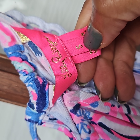 Lilly Pulitzer Gianni Skort Romper Prosecco Pink - Picture 6 of 8